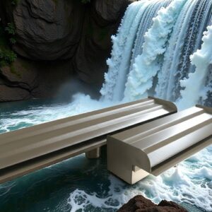 cascadas en acero inoxidable decorativas para muro